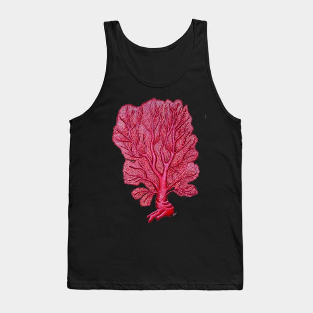 Coral Venus red seafan Tank Top by chloeyzoard